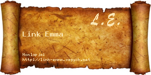 Link Emma névjegykártya